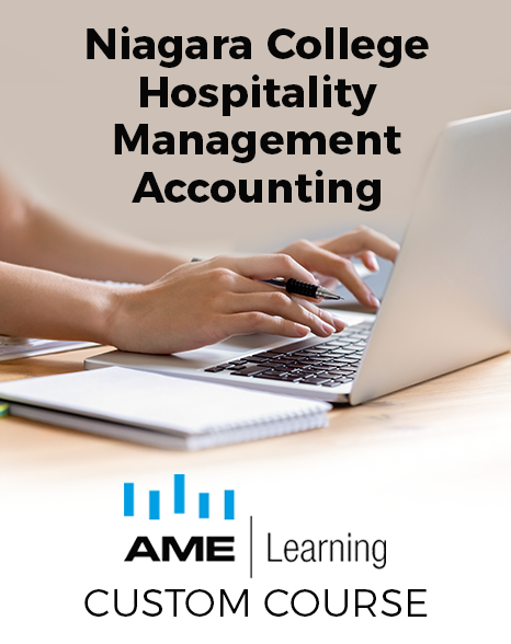 Hospitality Management Accounting Online Access Code Includes Ebook Ame Learning